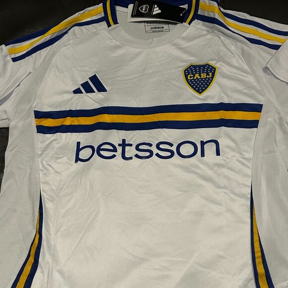 Adidas Argentina BOCA JUNIORS Blue Men's JERSEY Sz M,L,XL or 2XL New w tags - Picture 1 of 5